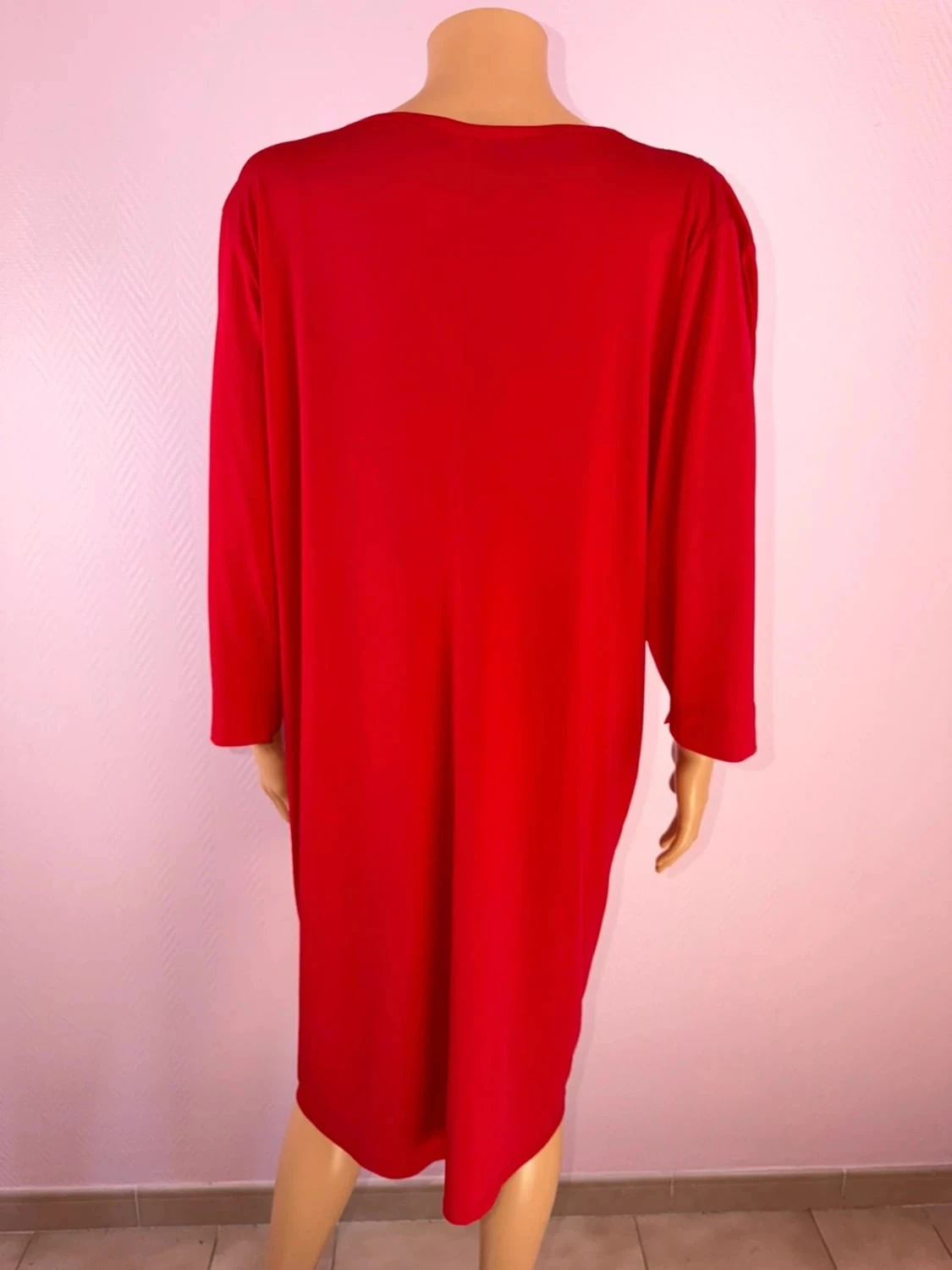 Red Edmond Boublil plus size dress – photo 6